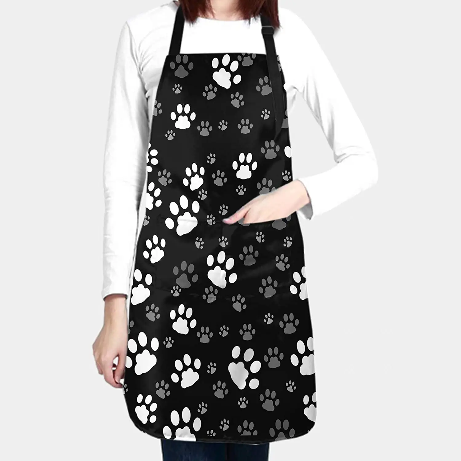 Funny Dog Paw Animal Apron wit - Gardening Tools Women 리뷰 및 가격