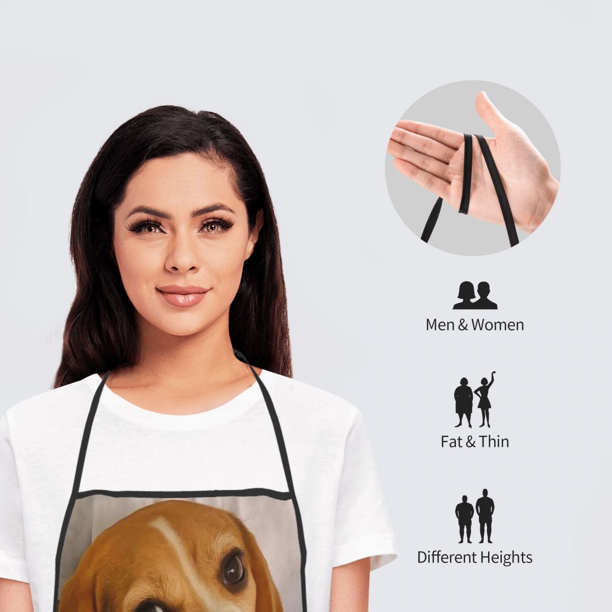 Funny Beagle Dog Design Apron  - Gardening Tools Women 리뷰 및 가격