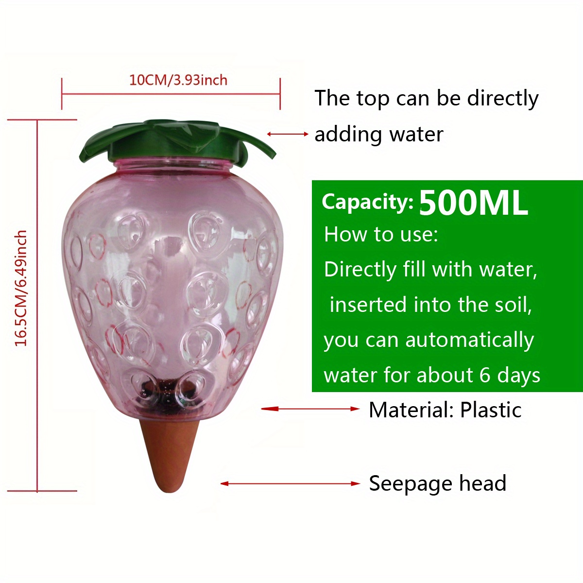 2 Pcs Automatic Watering Tool  - Root Watering Spike 리뷰 및 가격