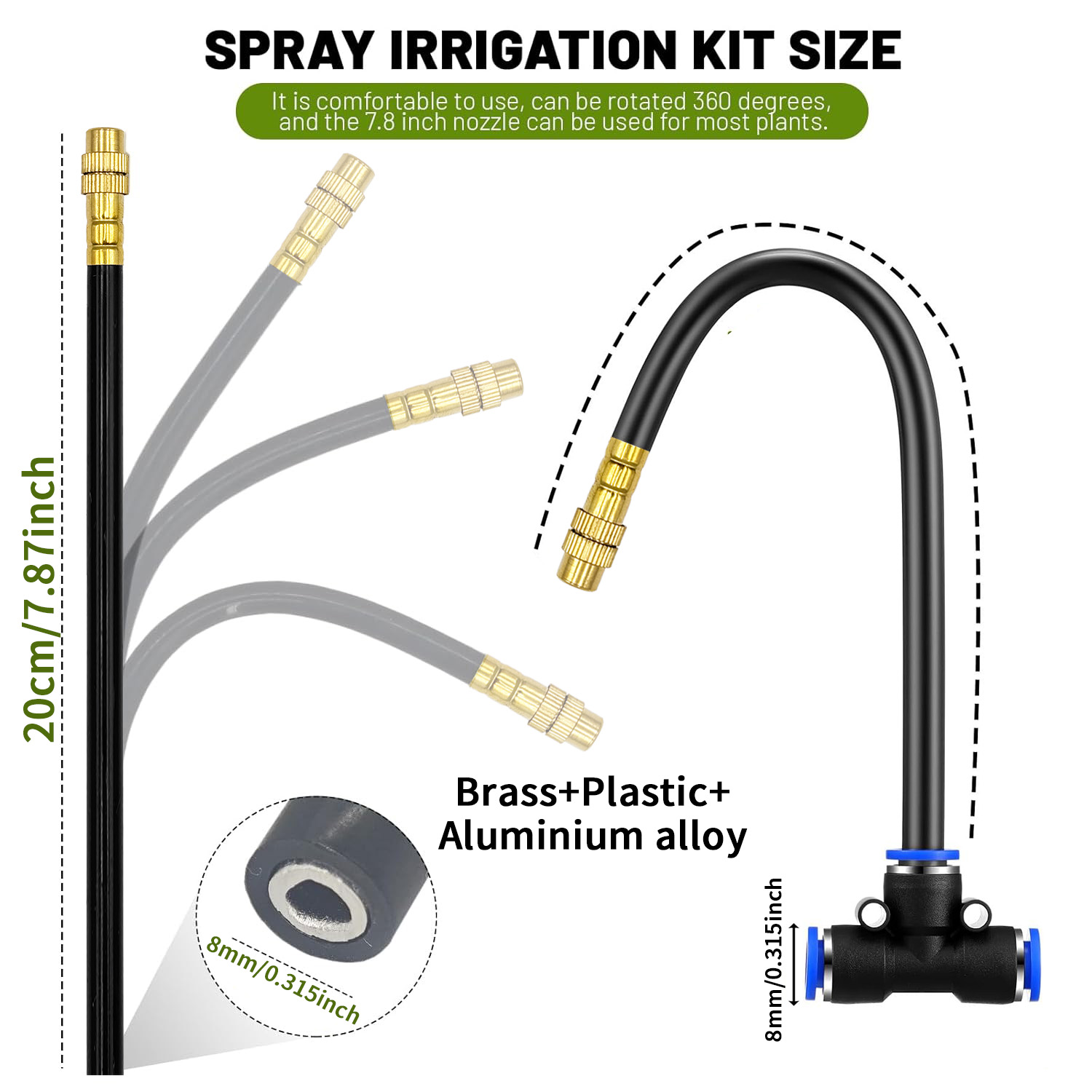 Garden 5/8mm PE Hose Sprayer K - Root Watering Spike 리뷰 및 가격