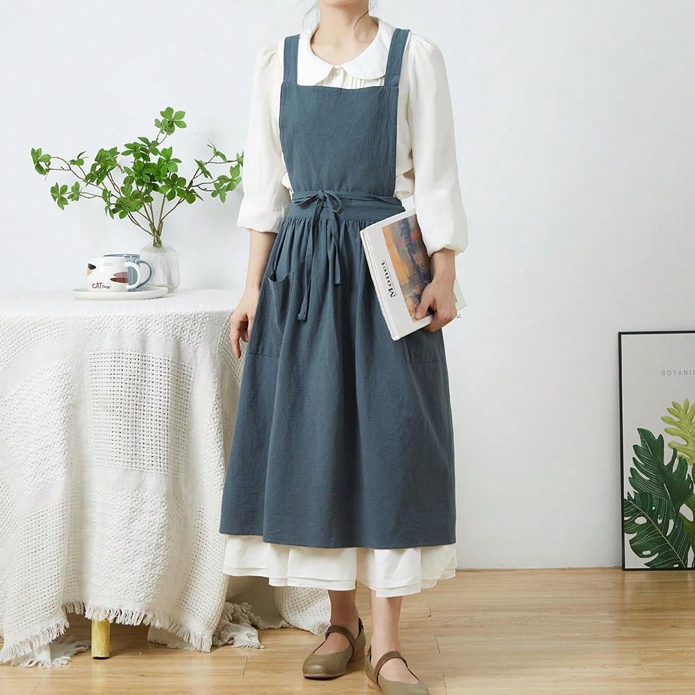 Brief Nordic Wind Pleated Skir - Gardening Tools Women 리뷰 및 가격