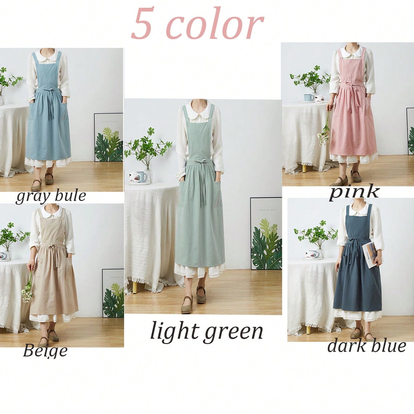 Brief Nordic Wind Pleated Skir - Gardening Tools Women 리뷰 및 가격