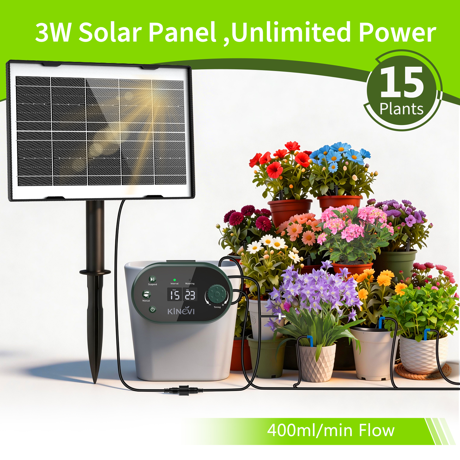 Solar Irrigation System Automa - Root Watering Spike 리뷰 및 가격