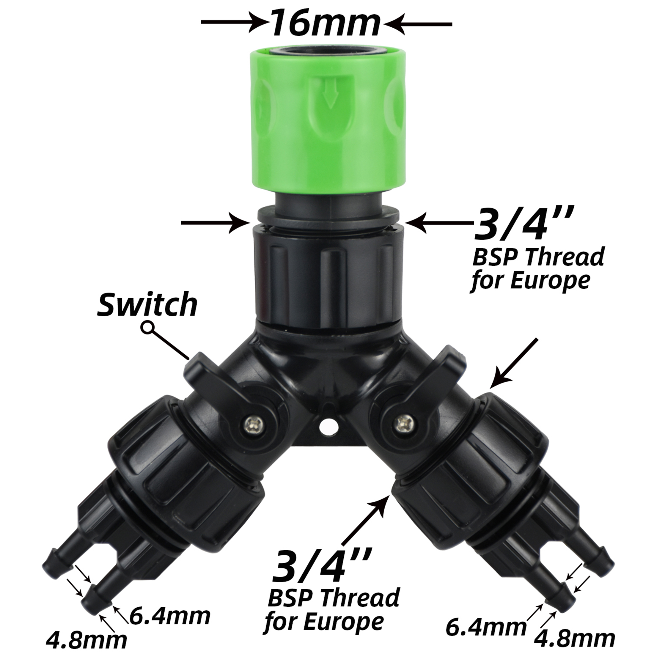 Tap Adapter Drip Irrigation 4- - Root Watering Spike 리뷰 및 가격