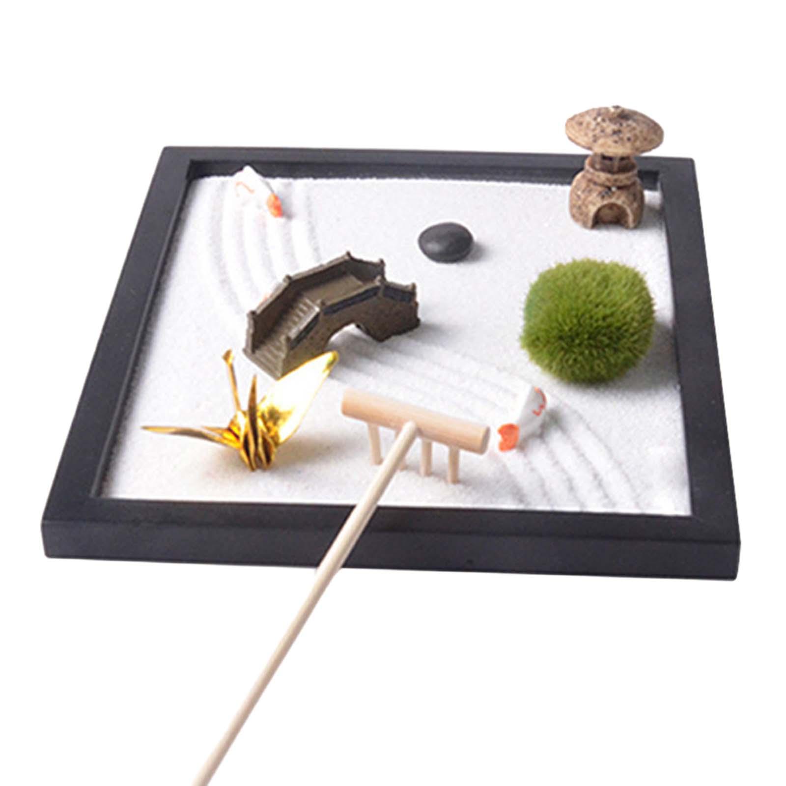 Zen Garden Sand Tray for Desk  - Gardening Tools Kit For Home Garden 리뷰 및 가격
