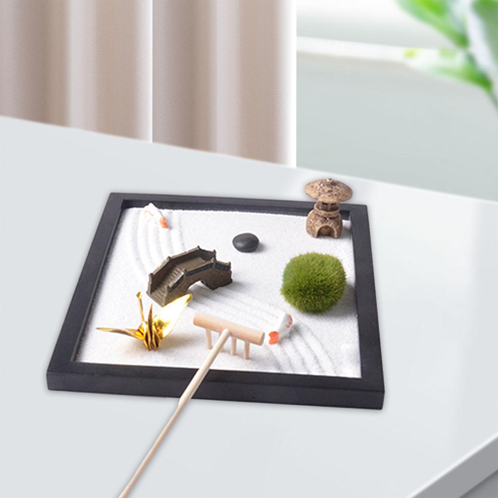 Zen Garden Sand Tray for Desk  - Gardening Tools Kit For Home Garden 리뷰 및 가격