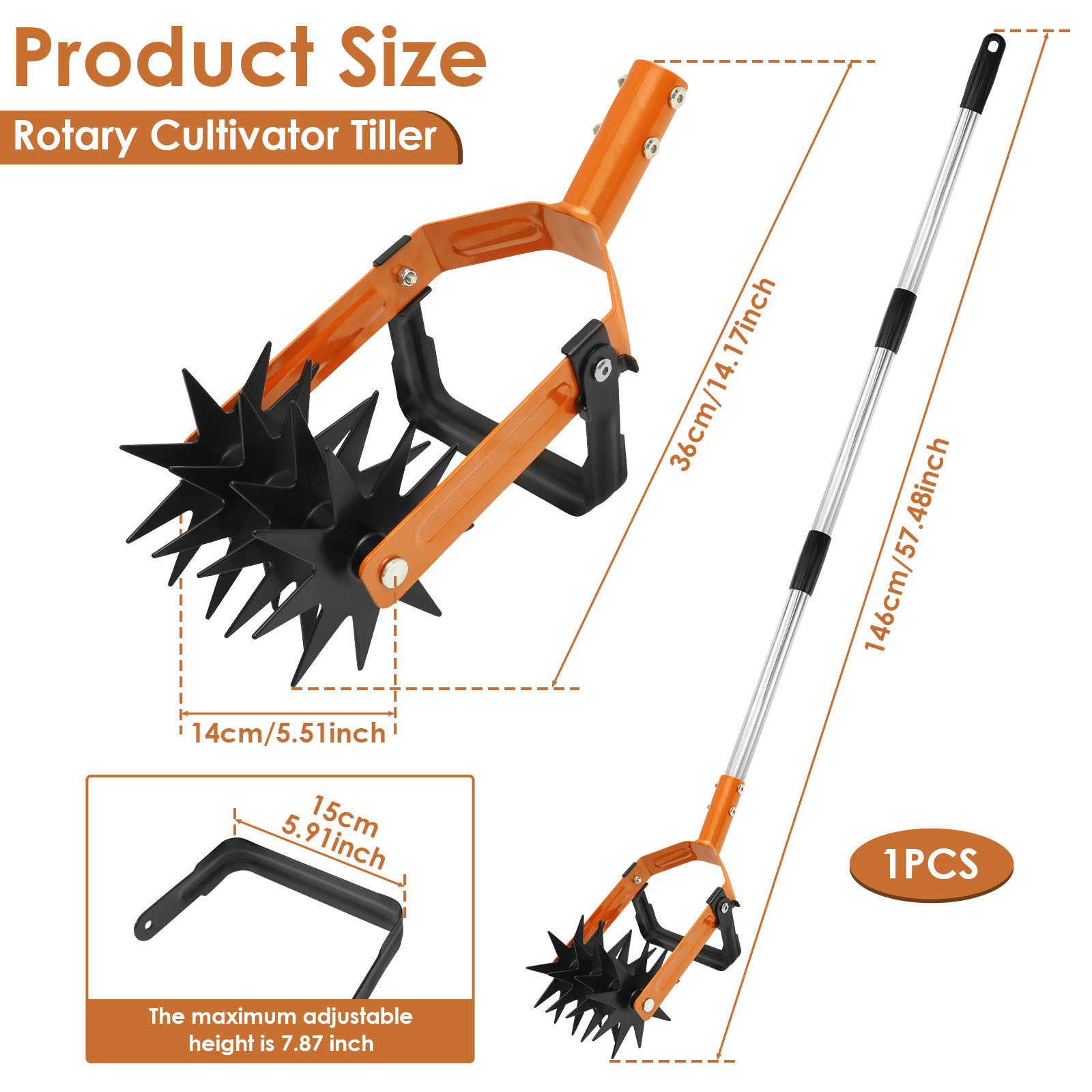 New 2-in-1Tiller Tool Stainles - Gardening Tools For Beginners 리뷰 및 가격